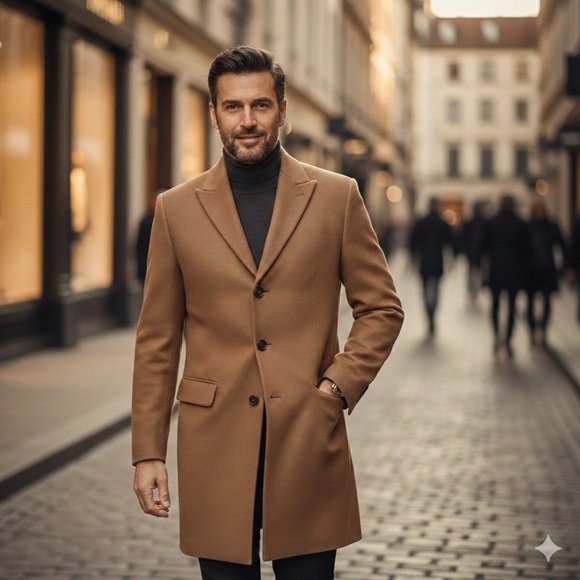 Grey Daniele Alessandrini Other - 🔥🔥🔥Grey Daniele Alessandrini Men's Car Coat, coffee/ brown size M/L
